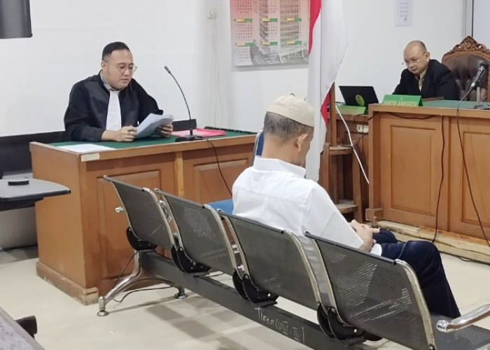 Eksepsi Darul Effendi Terdakwa Korupsi Proyek Peta Desa Lahat Ditolak Jaksa