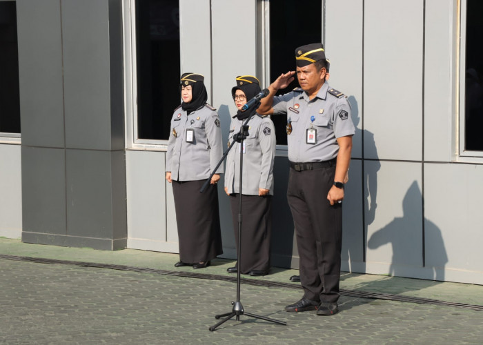 Bambang Pimpin Apel Pegawai Kanwil Kemenkumham Sumsel, Tekankan Seluruh Pegawai untuk Bekerja dengan Ikhlas