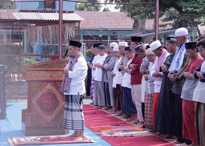 Berdoa Turun Hujan, Lapas Tanjung Raja Gelar Sholat Istiqa