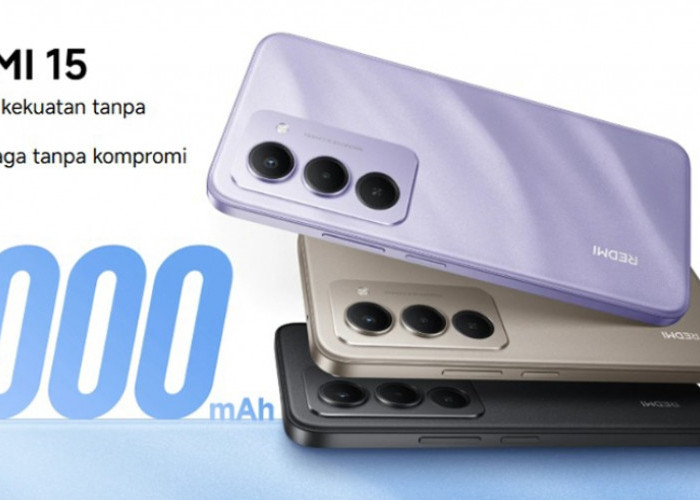 Redmi 15 Resmi Tersedia di Indonesia, Baterai Jumbo 7.000 mAh Jadi Pusat Perhatian
