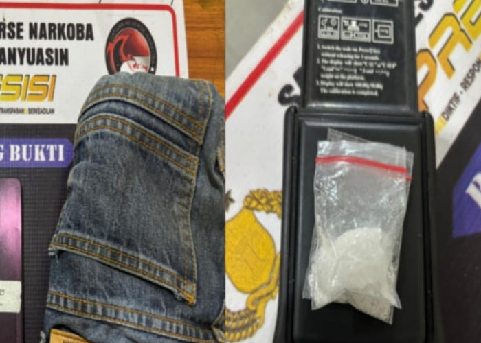 Dua Pengedar Sabu Ditangkap di Banyuasin, Polisi Sita 13 Gram Lebih Barang Bukti