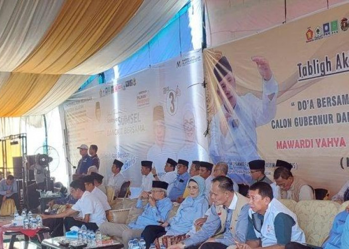 Ribuan Jemaah Tabligh Akbar di Muba Doakan Kemenangan Bagi MataHati di Pilgub Sumsel 2024