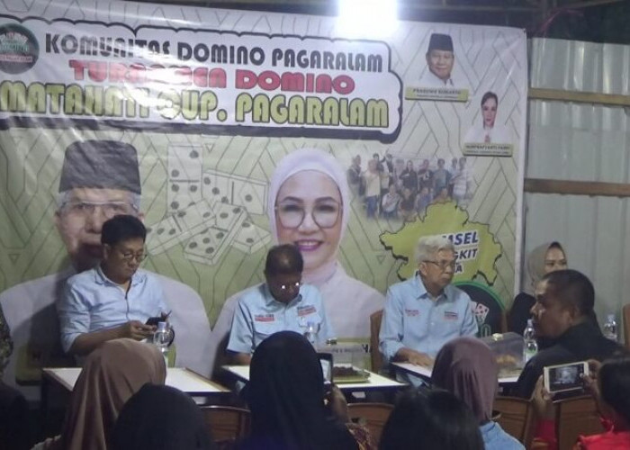 Mawardi Yahya Silaturahmi dengan Komunitas Domino di Pagaralam, Janji Bakal Kembalikan Program yang Hilang