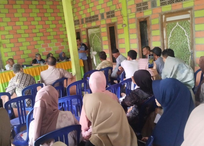 BPD Meranjat 1 Ogan Ilir Gelar Musyawarah dengan Warga, Buntut Tak Ada Ketransparanan Sang Kades