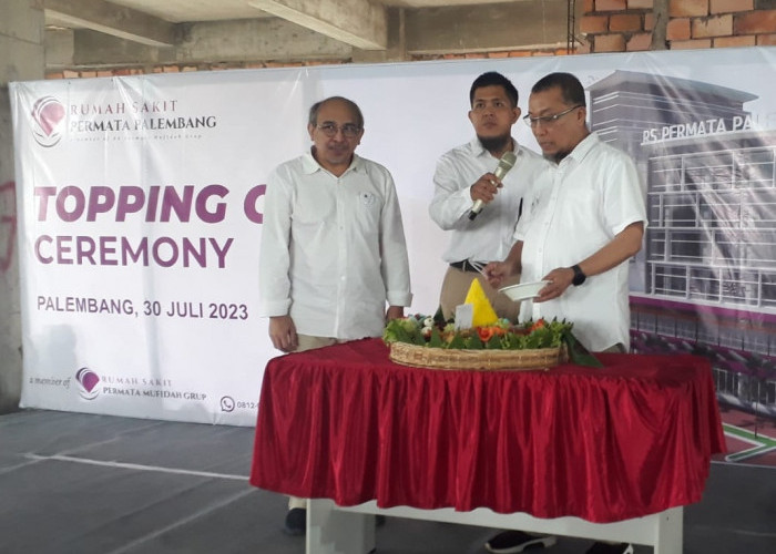 Rumah Sakit Permata Palembang Gelar Topping Off Ceremony