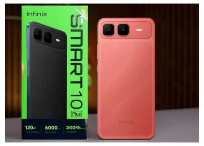 Infinix Smart 10 Disupport Baterai Besar dengan Fitur Keamanan Mumpuni