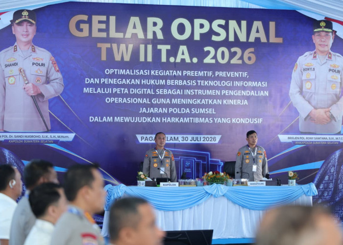 Kapolda Sumsel Ubah Paradigma Polri: Keberhasilan Bukan Banyak Menangkap Penjahat, tetapi Mencegah Kejahatan