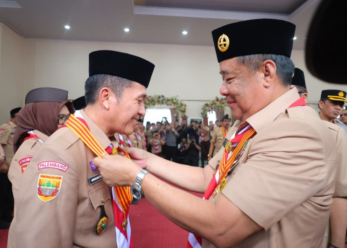 Ratu Dewa Terima Penghargaan Lencana Melati, Dorong Pengembangan Gerakan Pramuka