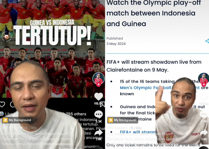 Nah Loh? Laga Playoff Rebut Tiket Olimpiade Antara Indonesia VS Guinea Dikabarkan Tertutup, Warganet Pesimis!