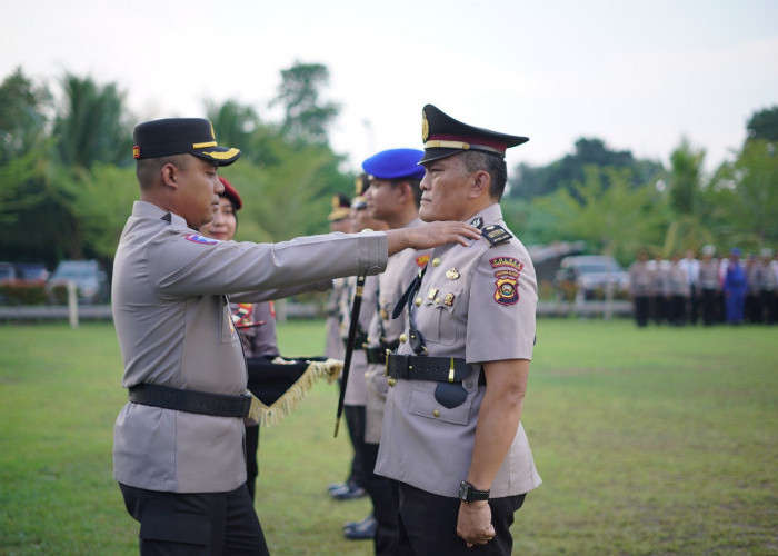 Wakapolres OKI dan Kasat Dimutasi, Begini Pesan  Kapolres