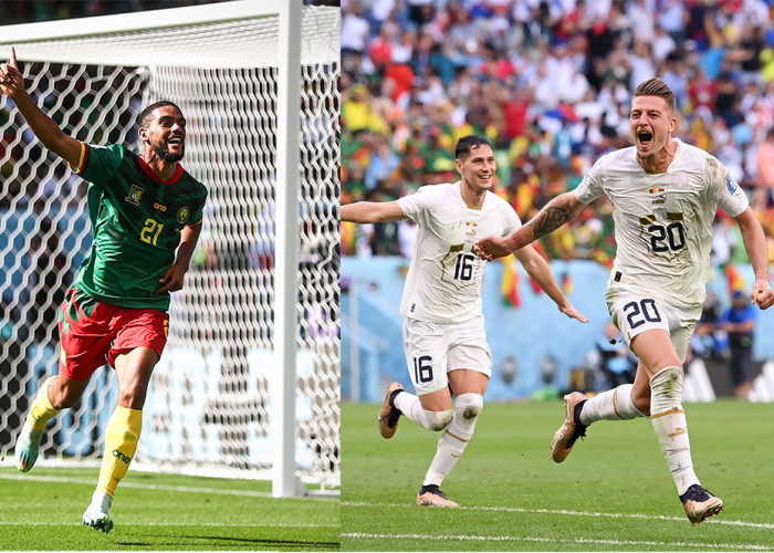 Hasil Kamerun vs Serbia di Piala Dunia 2022: The Indomitable Lions dan The Eagles Berbagi Kemenangan