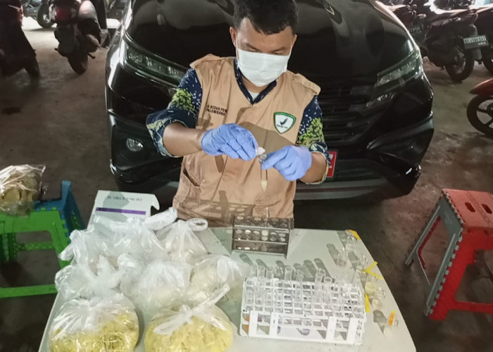 Mendadak, BBPOM Palembang Sidak di Pasar Inpres Muara Enim, Hasilnya Ditemukan ‘Pengawet Mayat’