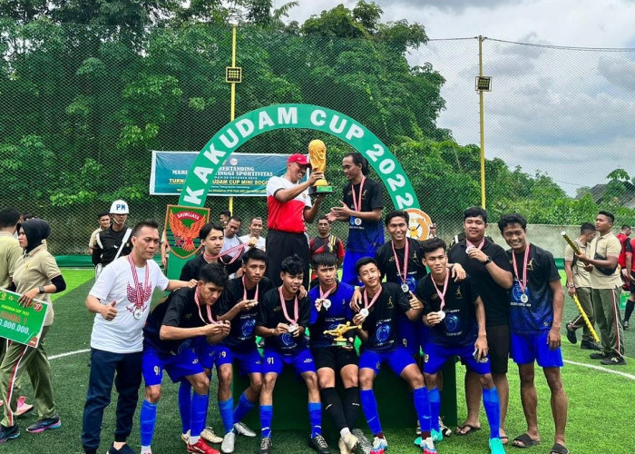 Typo FC Juara Turnamen Kakudam Cup Mini Soccer 2022