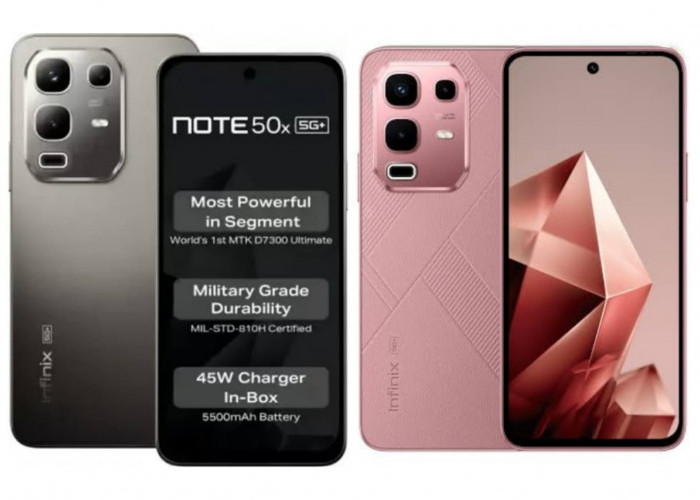 Infinix Note 50X 5G+ Mengusung Performa Tangguh Berkat Chipset Dimensity 7300 Ultimate 