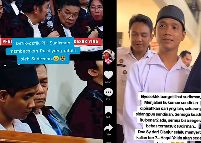 Sedih, Puisi Sudirman Dibacakan Dimuka Sidang PK Kasus Vina, 8 Tahun Terpenjara Tanpa Tahu Salahnya Apa? 