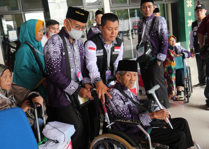 Dari 450 Jemaah Haji Kloter 7 Embarkasi Palembang, 248 Orang Dinyatakan Risti Penyakit