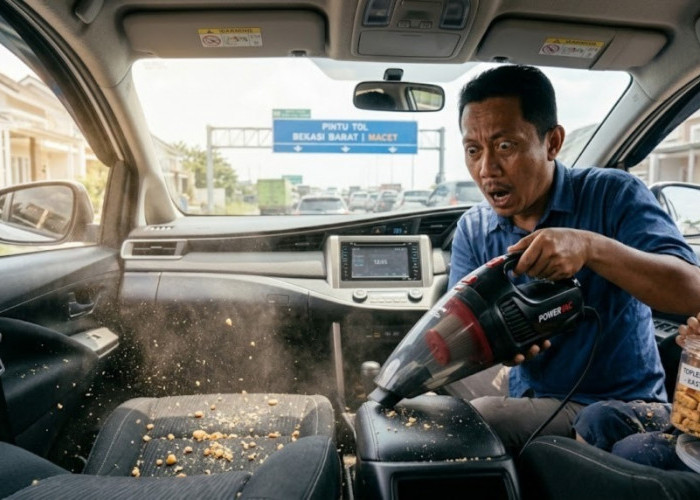 Mobil Kotor Usai Lebaran? Vacuum Cleaner Mobil High-Power 2026 Ini Diklaim Bersihkan Remahan dan Debu Sela Jok