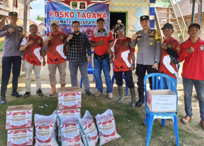 Korban Kebakaran di Empat Lawang Tak Sendiri, Polri Turun Tangan Salurkan Bantuan Sembako