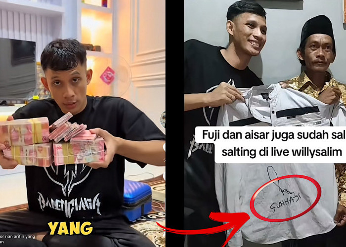 Baju Dipakai Penjual Es Teh Saat Dihina Gus Miftah Diambil Rian Arifin, Ditandatangani Dan Dikasih ke ‘Senja’