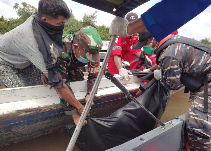4 Hari Hilang Tenggelam di Sungai Borang, Yanto Ditemukan Tim SAR Gabungan di Kenten Laut