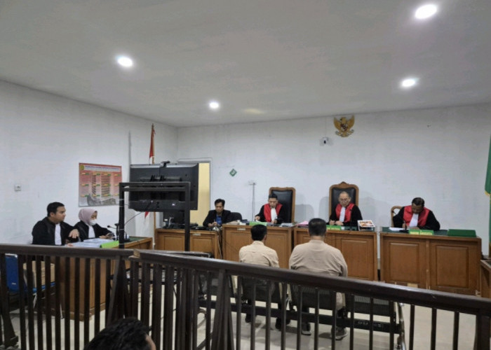 Dua Terdakwa Perkara Dana Hibah Panwaslu OKI Dituntut 3 Tahun 6 Bulan