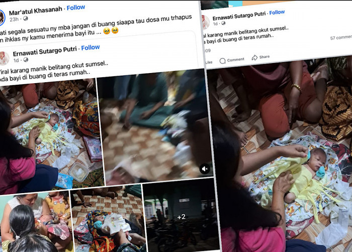 Bayi Ditinggal di Teras Rumah Warga OKU Timur, Pasutri Tua Sarkam-Waginten Siap Merawat 