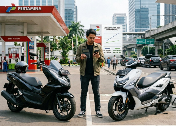Perbedaan Mencolok Biaya Big Skutik Bensin dan Listrik Tahun 2026, Selisihnya Capai Jutaan!