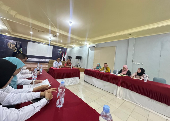 Lapas Tanjung Raja Gelar Rapat Koordinasi Pelaksanaan Rehabilitasi Bersama BNNK Ogan Ilir