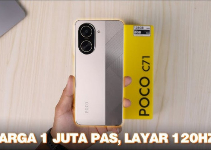 Poco C71 Pilihan HP RAM 8 GB Sejutaan dengan Performa Poworfull Cocok untuk Gaming Pemula!