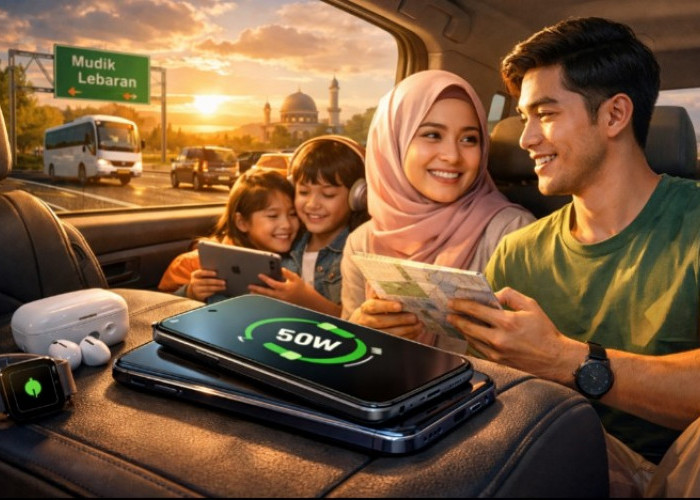 HP Bisa Jadi Powerbank Saat Mudik?Fitur Wireless Reverse Charging 50W Jadi Penyelamat Baterai di Perjalanan