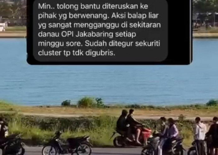 Dinilai Mengganggu, Warga Keluhkan Aksi Balap Liar di Kawasan OPI Jakabaring Palembang 
