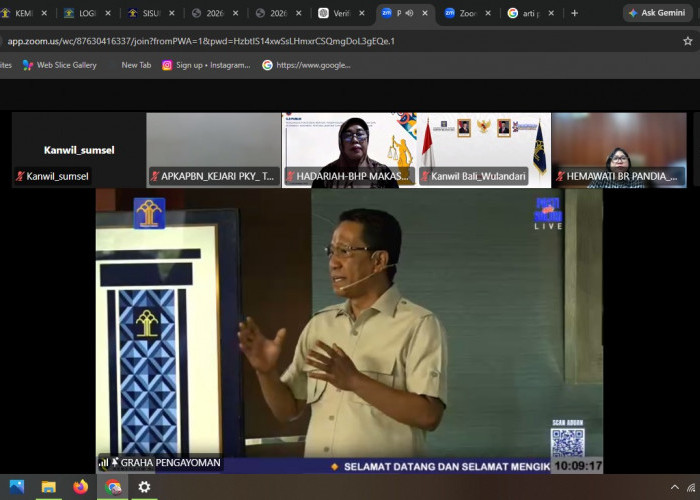 Gencar Selesaikan Pengaduan, Kanwil Kemenkum Sumsel Ikuti Forum Pengaduan Pelayanan Publik