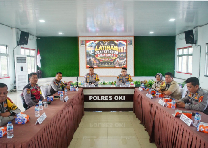 Latihan Aman Nusa II,  Polres OKI Perkuat Kesiapsiagaan Hadapi Beragam Bencana