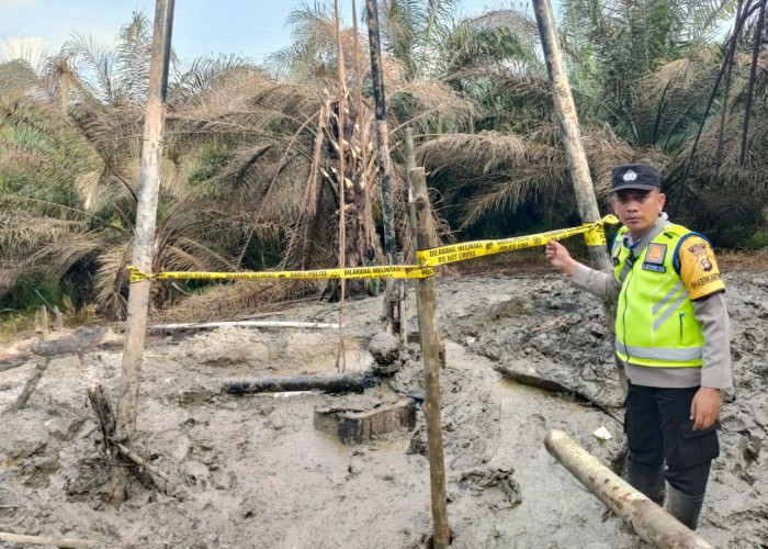 Sumur Minyak Ilegal di Sanga Desa Muba Meledak Lagi, Polisi Langsung Tangkap Pemilik  