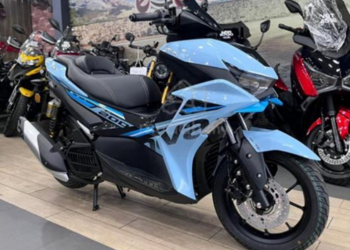 Aveta Nova 200 Resmi Mengaspal, Skutik Malaysia Bergaya Aerox Torsi Mesin Lebih Buas