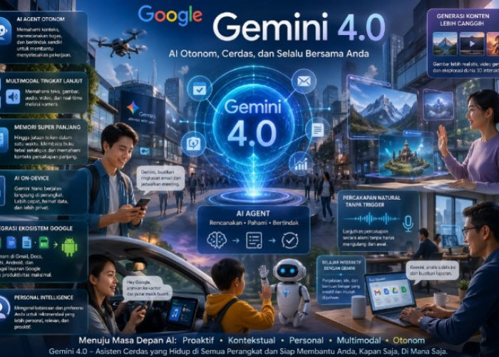 Menuju Era AI Otonom, Google Siapkan Gemini 4.0 dengan Fitur Revolusioner di 2026