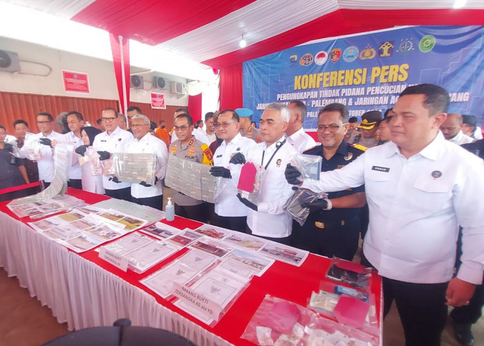 Jumlah Aset yang Disita Direktorat TPPU BNN di Palembang dari Pelaku Narkotika Senilai Rp64 Miliar 