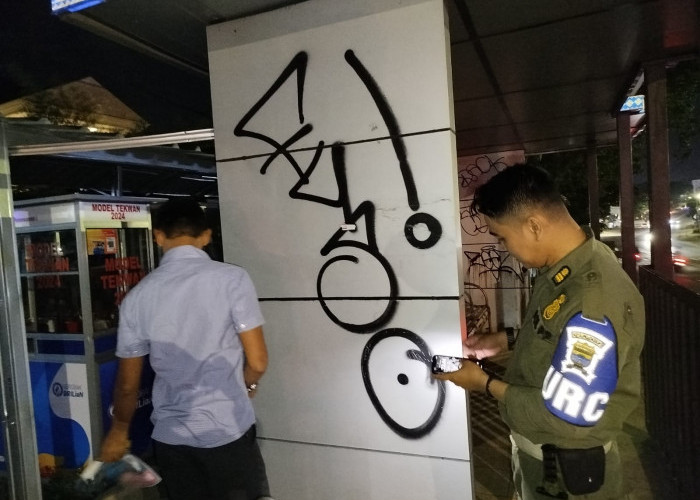 Terekam Kamera CCTV, Satpol-PP Buru Remaja Pelaku Vandalisme di Kota Palembang, Bentuk Tim Khusus 