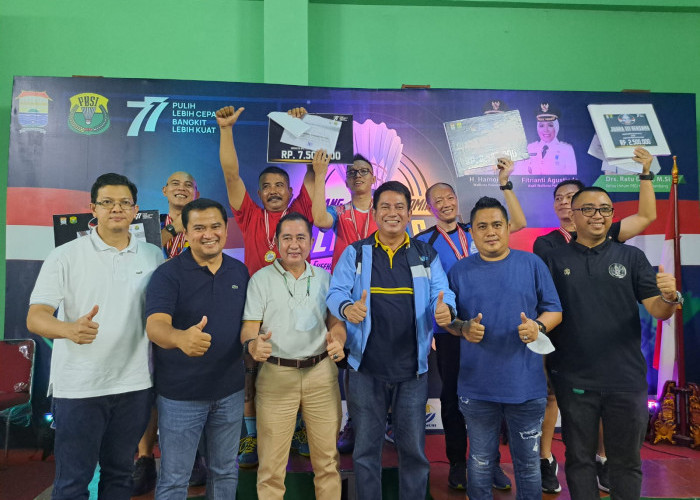 Resmi Ditutup, Kadispora Kota Palembang Harap Turnamen Badminton Wali Kota Cup 2022 Jadi Kegiatan Rutin 