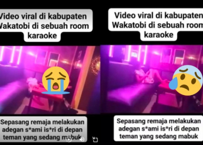 Media Sosial X Geger Video 29 Detik di Wakatobi, Sepasang Remaja Terekam Tak Senonoh di Room Karaoke