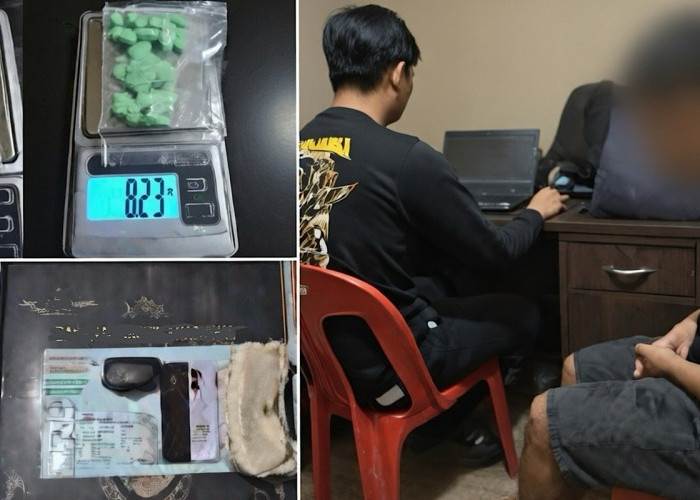 IRT Asal Jakabaring Bersama Buruh. Diamankan di Kost Novisa Muara Enim, Disita Banyak Ineks & Sabu 