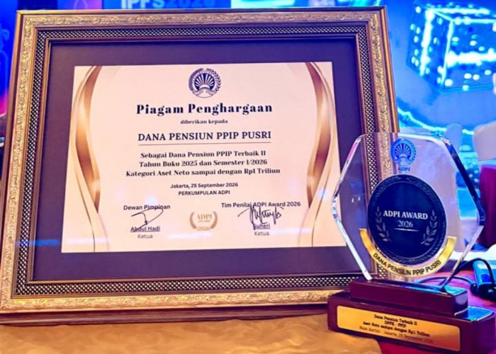 Dana Pensiun PPIP Pusri Jadi Terbaik di ADPI Award 2026