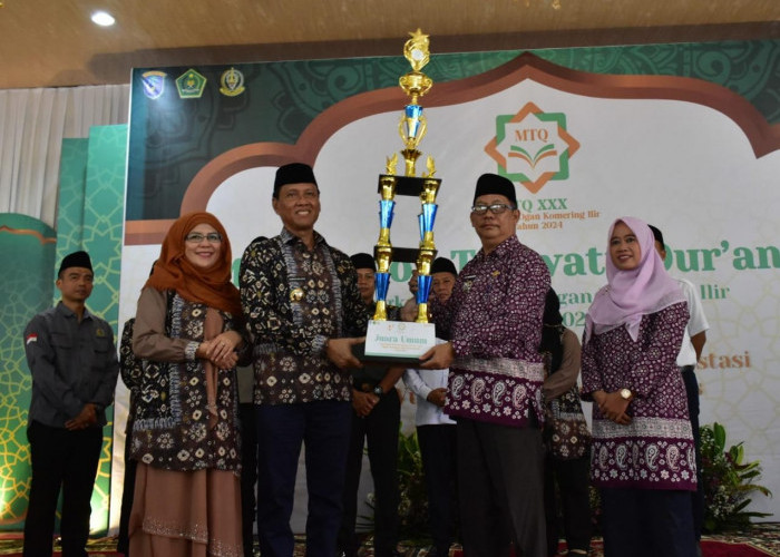 Kecamatan Lempuing Jaya Raih Juara Umum MTQ XXX Tingkat Kabupaten OKI