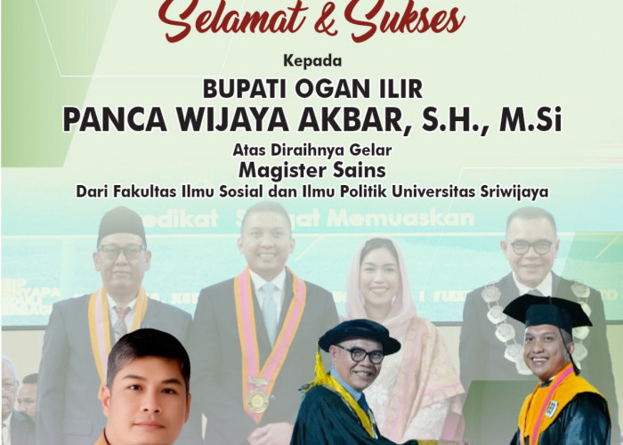 Bagian Administrasi Mengucapkan Selamat kepada Panca Wijaya Akbar atas Diraihnya Gelar Magister Sains