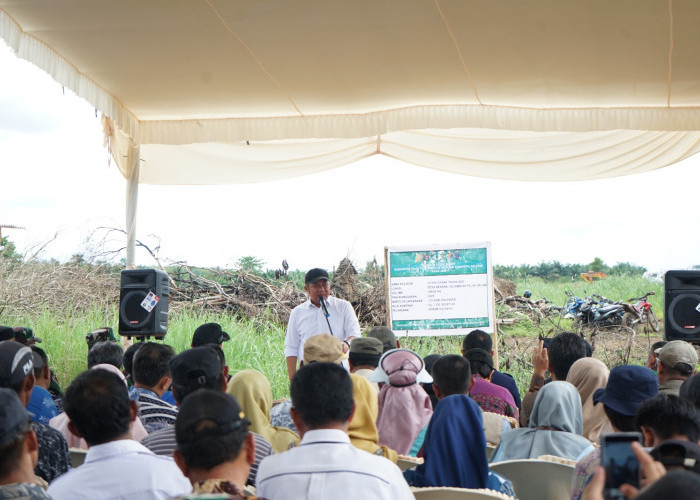Gubernur Sumsel Tinjau Lahan Cetak Sawah di OKI, Kodim OKI Siap Dukung Program Ketahanan Pangan