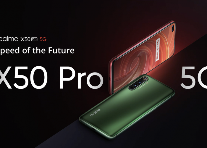 Ponsel Android Realme X50 Pro 5G Ditenagai Performa Unggulan dan Dual Speaker dengan Dolby Atmos dan Hi-Res