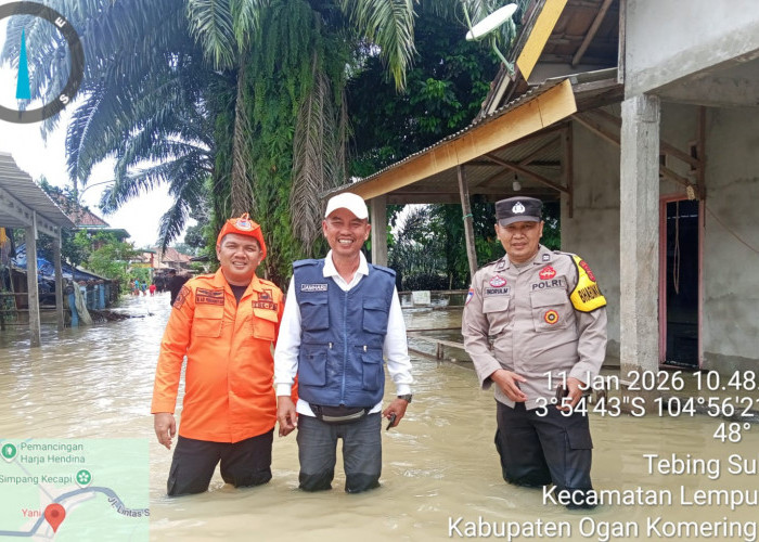 Ribuan KK di Kabupaten OKI Terdampak Banjir, Sebagian Dievakuasi