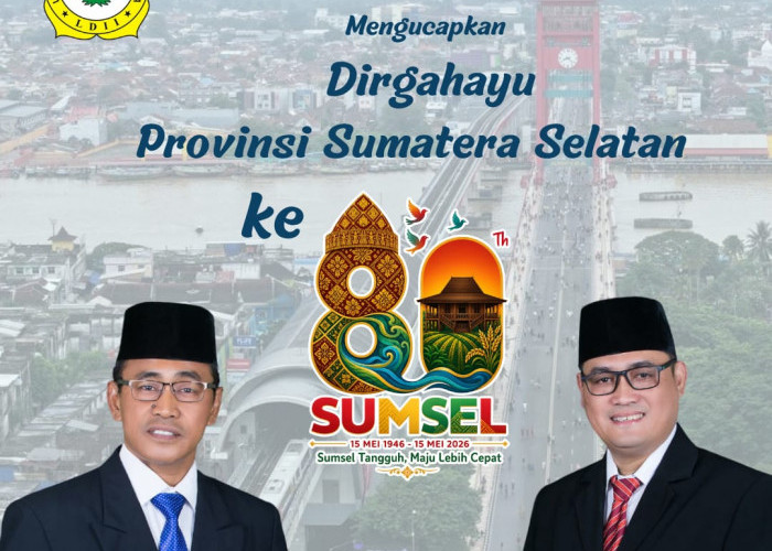 DPW LDII Sumatera Selatan Mengucapkan Dirgahayu Provinsi Sumatera Selatan ke-80 Tahun 2026