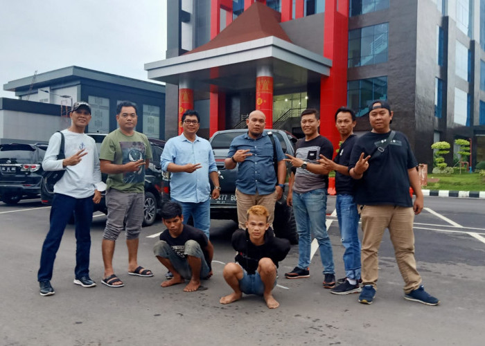 2 Bajing Loncat yang Viral di Media Sosdial Ditangkap Jatanras Polda Sumatera Selatan