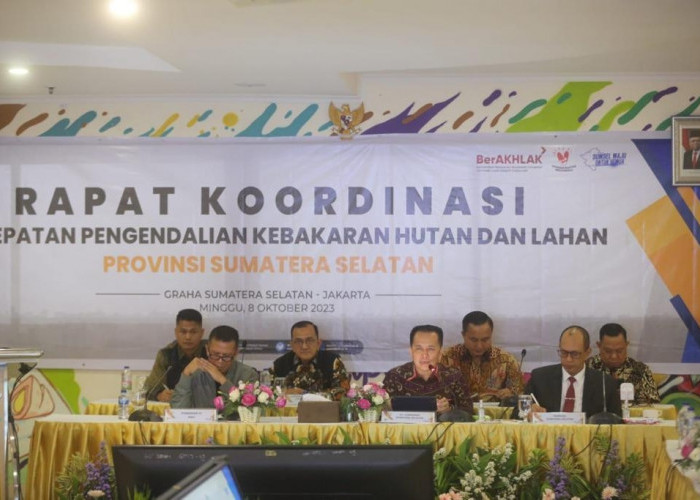 Pj Gubernur Sumsel Agus Fatoni Apresiasi Komitmen Korporasi dalam Percepatan Penanggulangan Karhutla